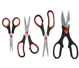 eZthings Scissors Set for Home Crafts and Arts or Office Cutting Projects (Multipurpose Scissors) from Reed Leather