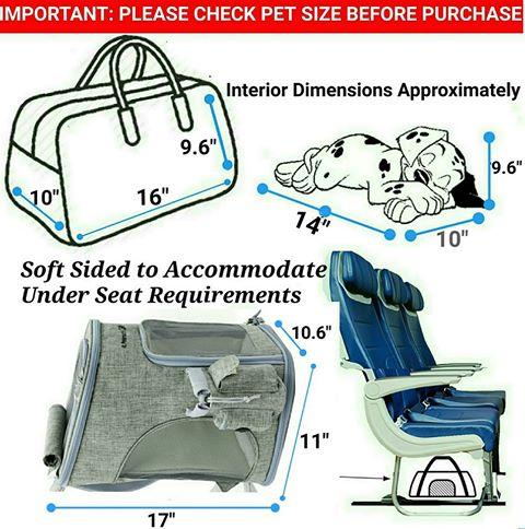 Mr. Peanut's Vancouver Series Backpack Pet Carrier for Smaller Cats and Dogs from Mr. Peanut's Pet Carriers