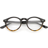Vintage European Clear Lens Small Round Glasses 8403 from zeroUV