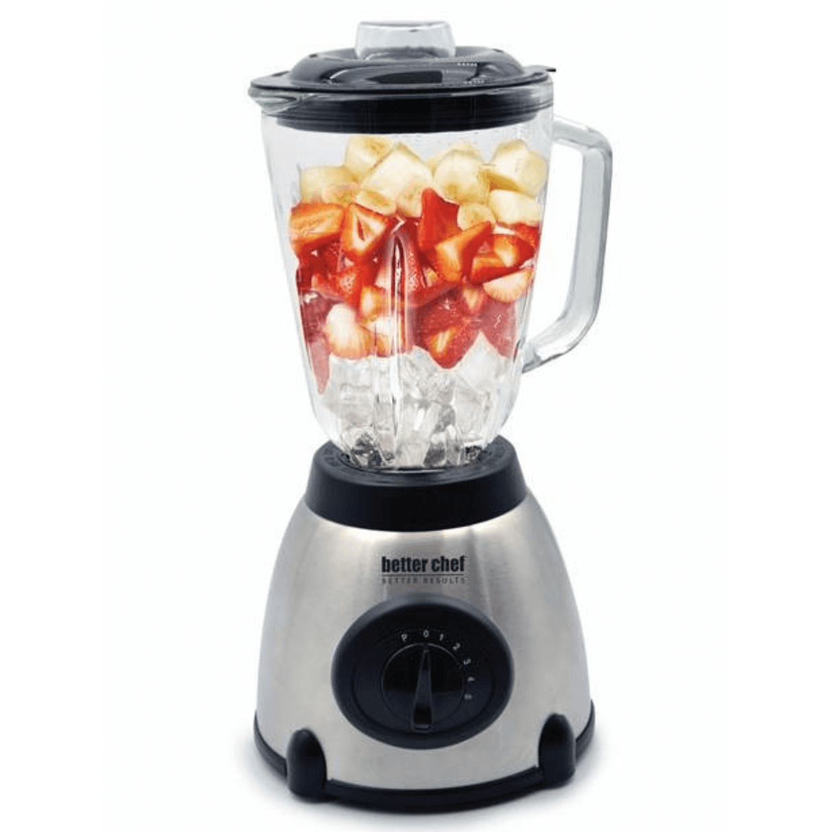 Better Chef 500W 5-Speed Glass Jar Blender with Stainless Steel Base from Jupiter Gear Home