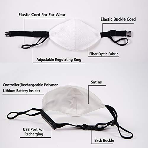 Ultra Light Up Face Mask from Ultrapoi