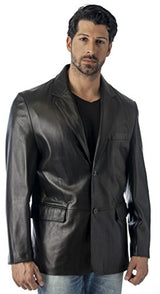REED Men's Premium Lambskin Leather Blazer Sports Jacket (Imported) from Reed Leather
