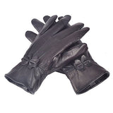 Reed Women's Genuine Leather Warm Lined Driving Gloves - Imported From Reed Leather