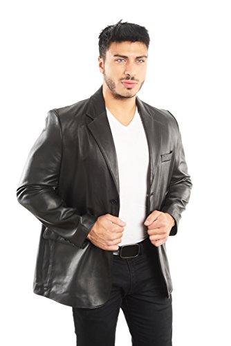 REED Men's Premium Lambskin Leather Blazer Sports Jacket (Imported) from Reed Leather