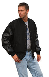 REED Varsity Leather/Wool Jacket - Made in USA from Reed Leather