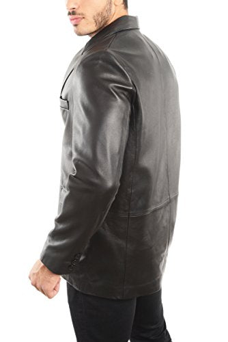 REED Men's Premium Lambskin Leather Blazer Sports Jacket (Imported) from Reed Leather