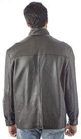 REED Men's 27'' Suave Leather Jacket in English Lamb - Imported from Reed Leather
