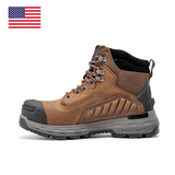 Wildwood 6” Waterproof Composite Toe Brown Boot - Made in USA from Chinook® Footwear