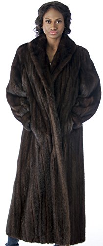 REED Women's Genuine Full Pelt Full-Length Mink Coat from Reed Leather
