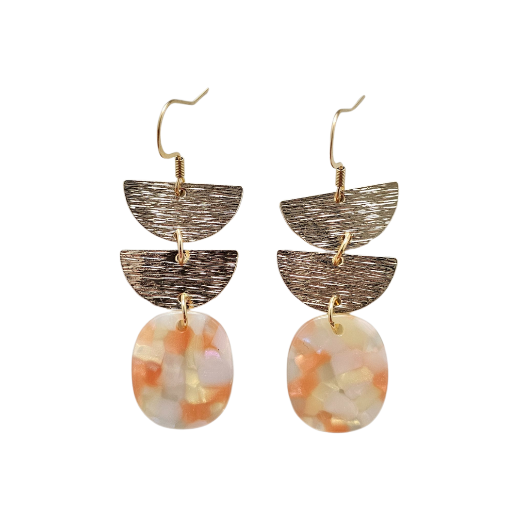 Elena Earrings - Orange Dream from Spiffy & Splendid