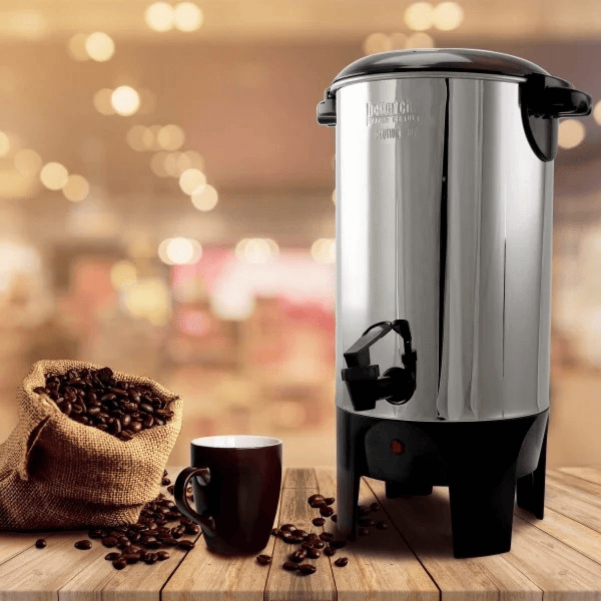 Better Chef 10 to 50 Cup Stainless Steel Urn Coffeemaker from Jupiter Gear Home