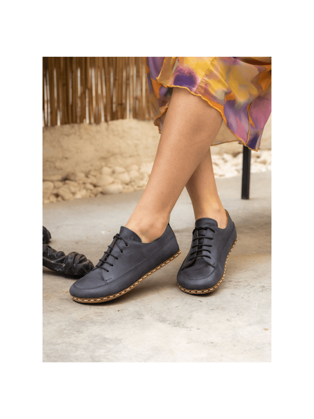 Men's Blue Barefoot Sneakers from Atlantis Handmade Shoes