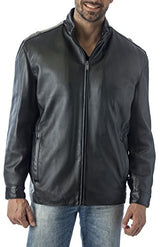 REED Men's 27'' Suave Leather Jacket in English Lamb - Imported from Reed Leather