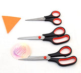 eZthings Scissors Set for Home Crafts and Arts or Office Cutting Projects (Multipurpose Scissors) from Reed Leather