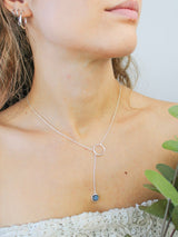 Pebble Drop Lariat Necklace from Ash & Rose