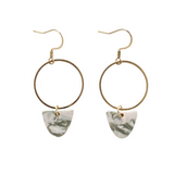 Iris Earrings - Sage from Spiffy & Splendid