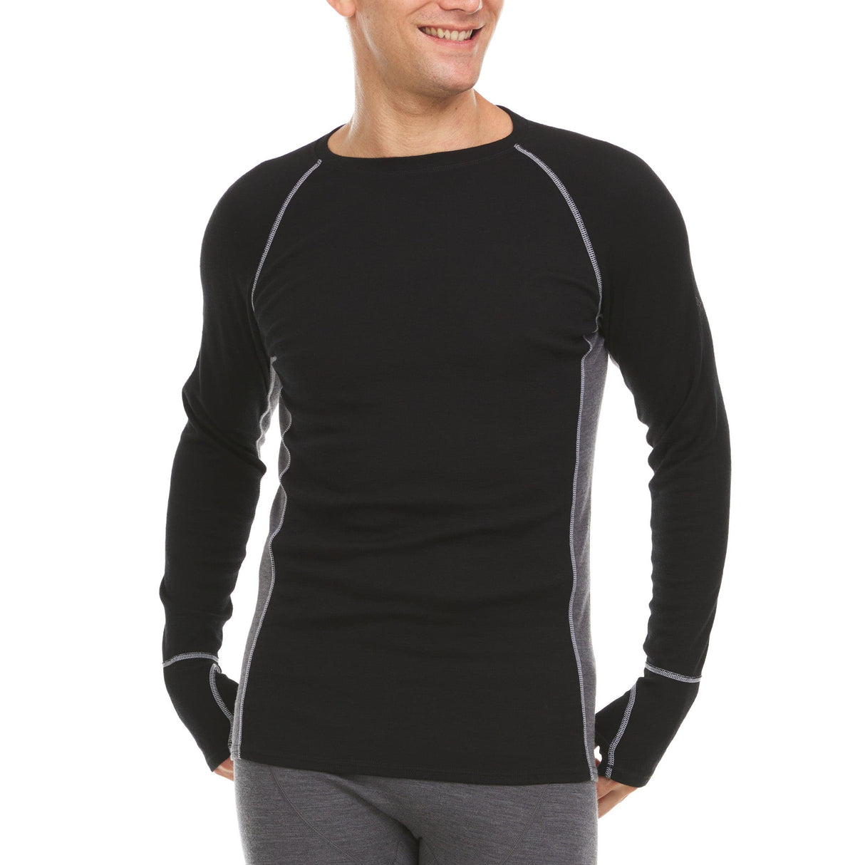 Midweight - Men's Wool Long Sleeve Crew Woolverino from Minus33 Merino Wool Clothing