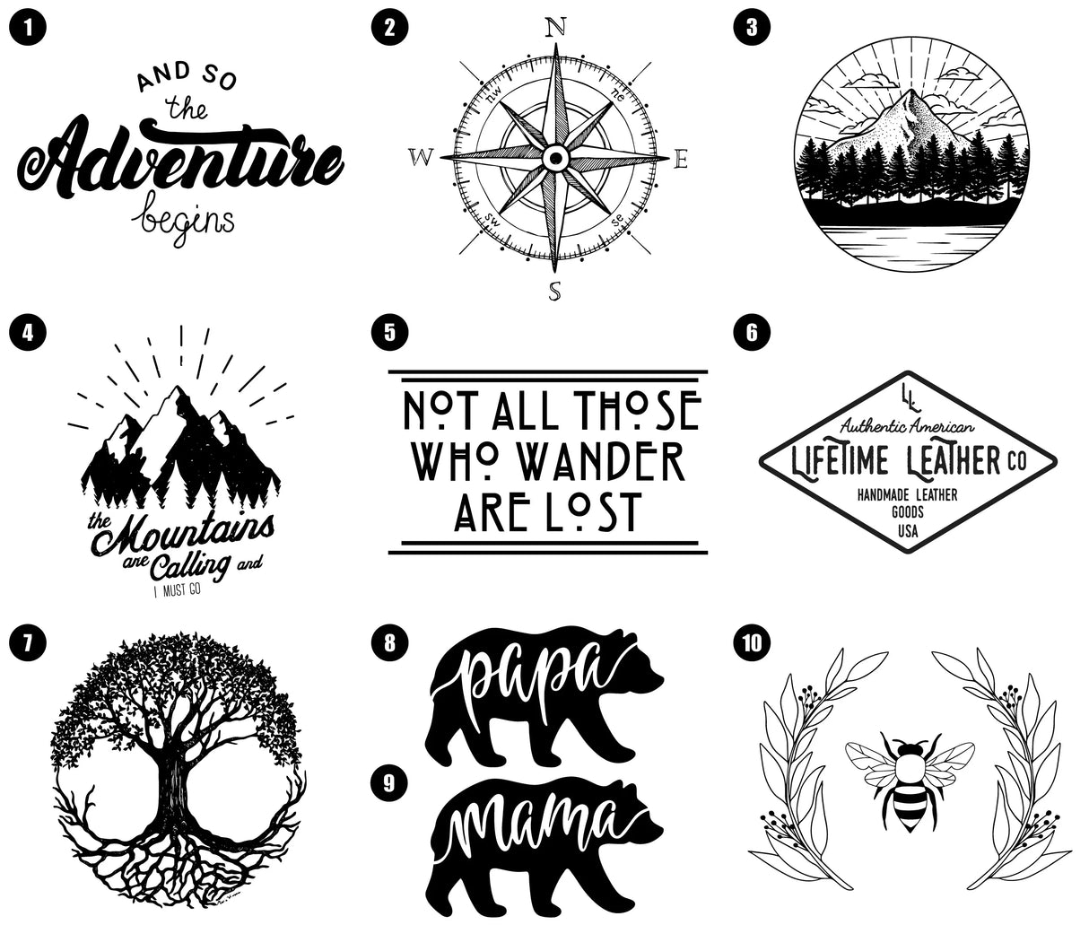 Mini Journal All For American from Lifetime Leather Co.