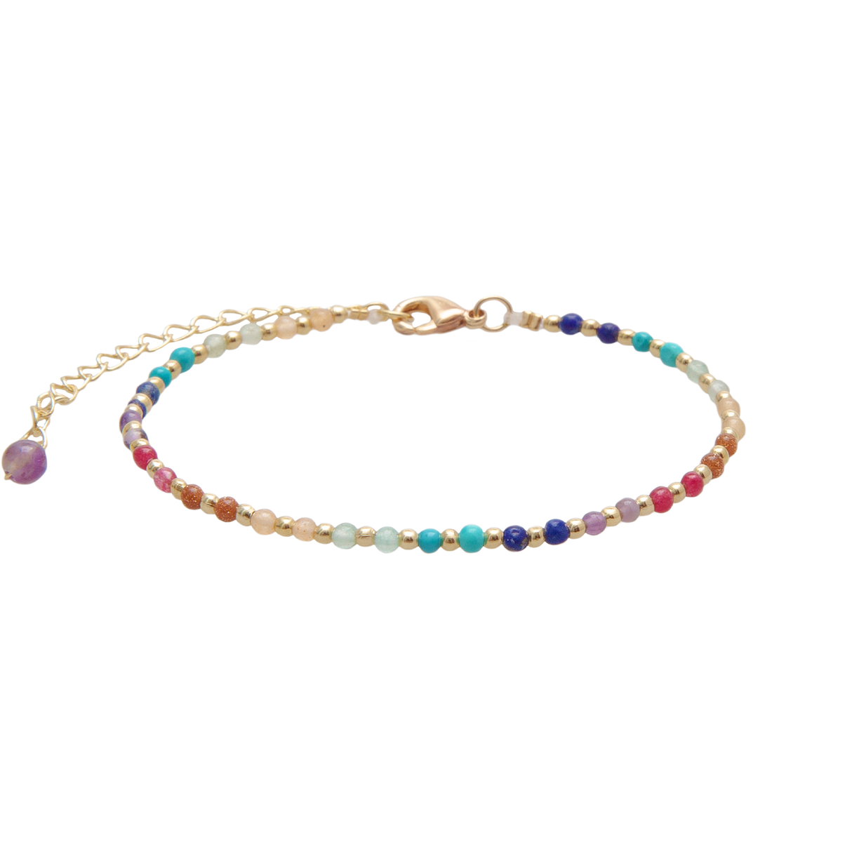 Aloha State of Mind 2mm Metal Accent Healing Bracelet  From LotusAndLuna