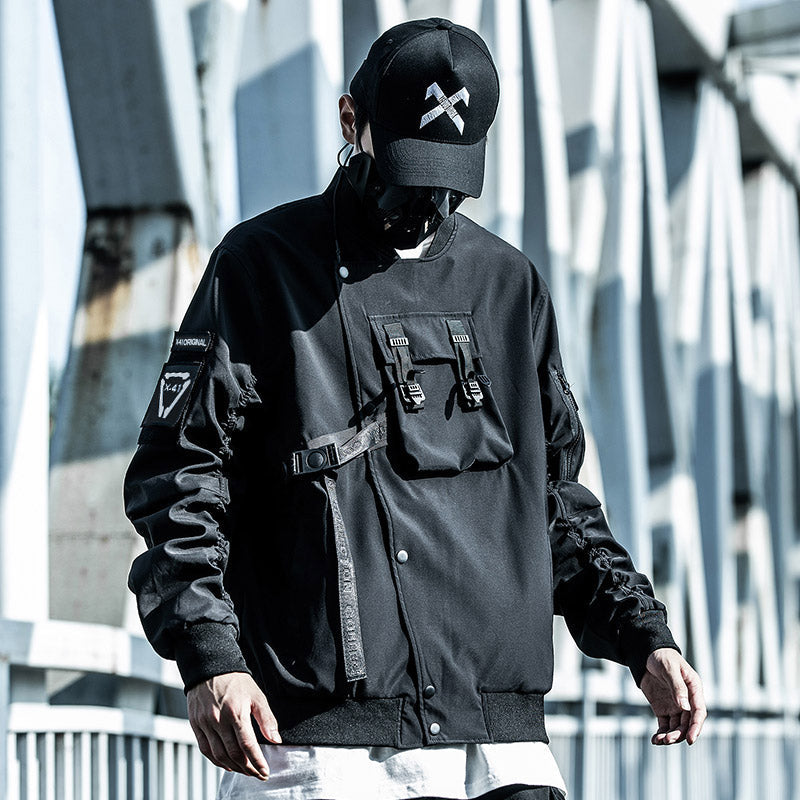 Scar Slash Utility Bomber Jacket from Niepce Inc