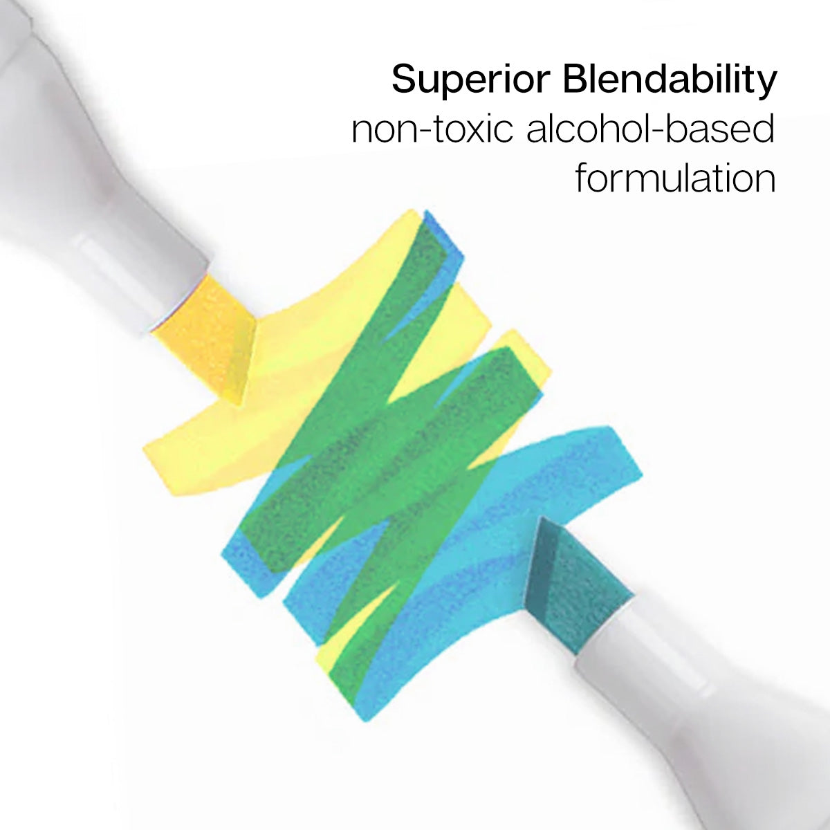 Double-Ended Alcohol Markers 24 Bright Colors from KINGART