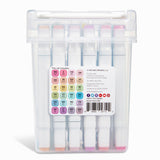 Double-Ended Alcohol Markers 24 Pastel Colors from KINGART
