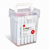 Double-Ended Alcohol Markers 24 Portrait Colors from KINGART