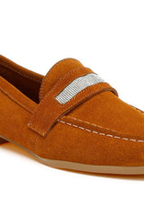 New Ode Rhinestone Penny Strap Loafers Loafers from My Pampered Life Seattle