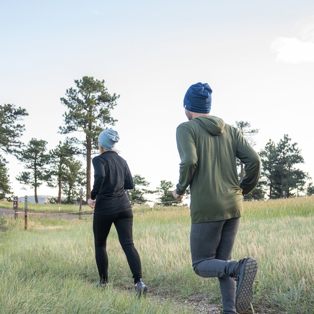 Midweight - Men's Wool Flyless Running Tight Woolverino from Minus33 Merino Wool Clothing