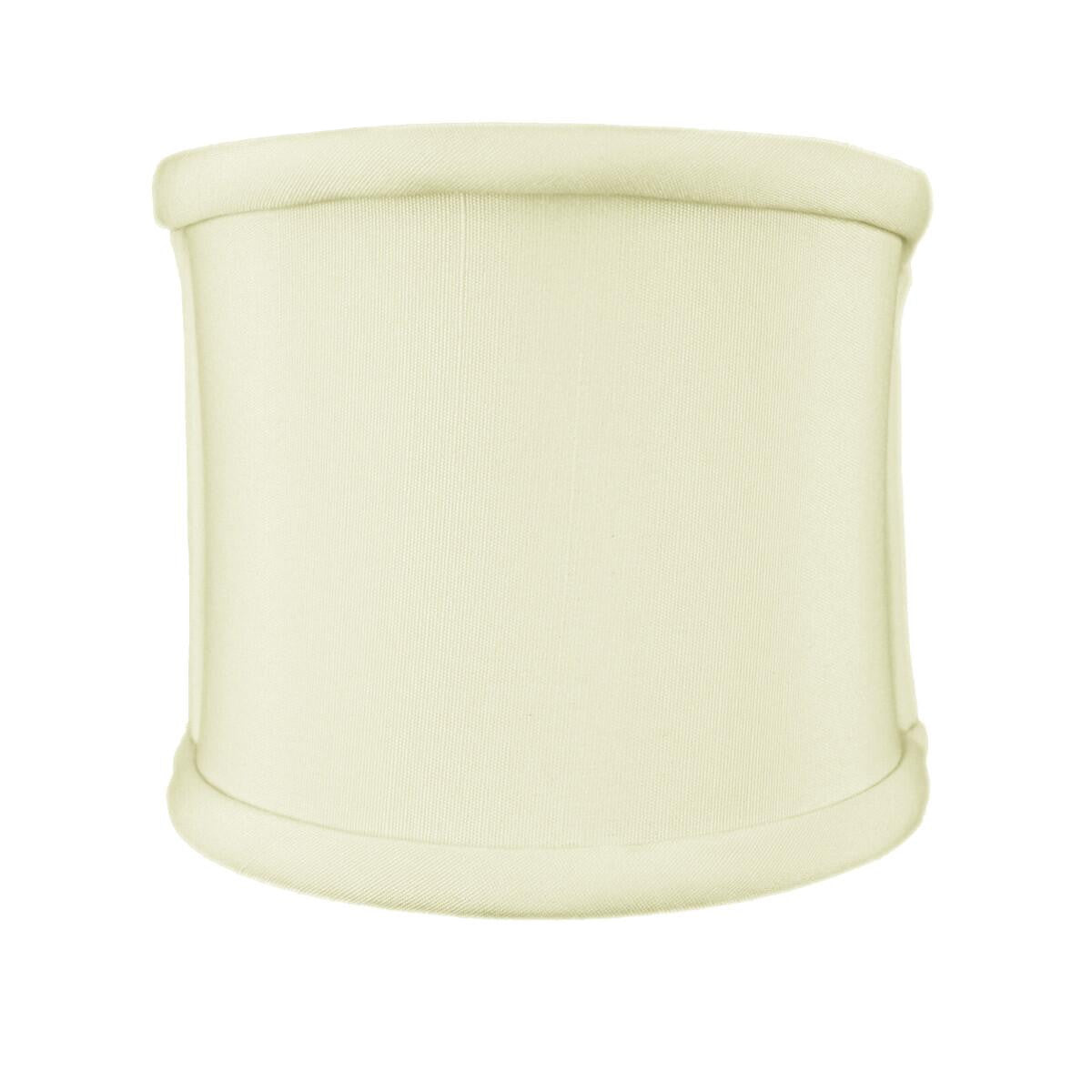 Clip-on Sconce Half-Shell Lampshade Eggshell Shantung Fabric (4"W x 4"H ) From LampsUSA
