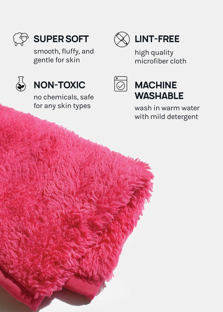Microfiber Cleansing Mitt [Makeup Remover] from Dreambox Beauty