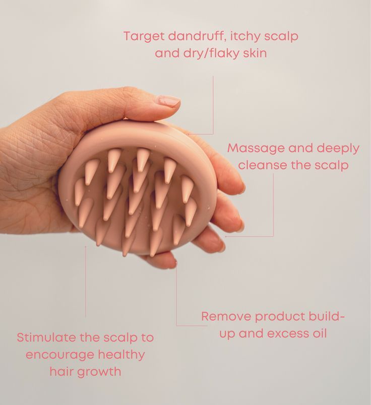 Scalp Scrubber [Exfoliator & Massage Brush] from Dreambox Beauty