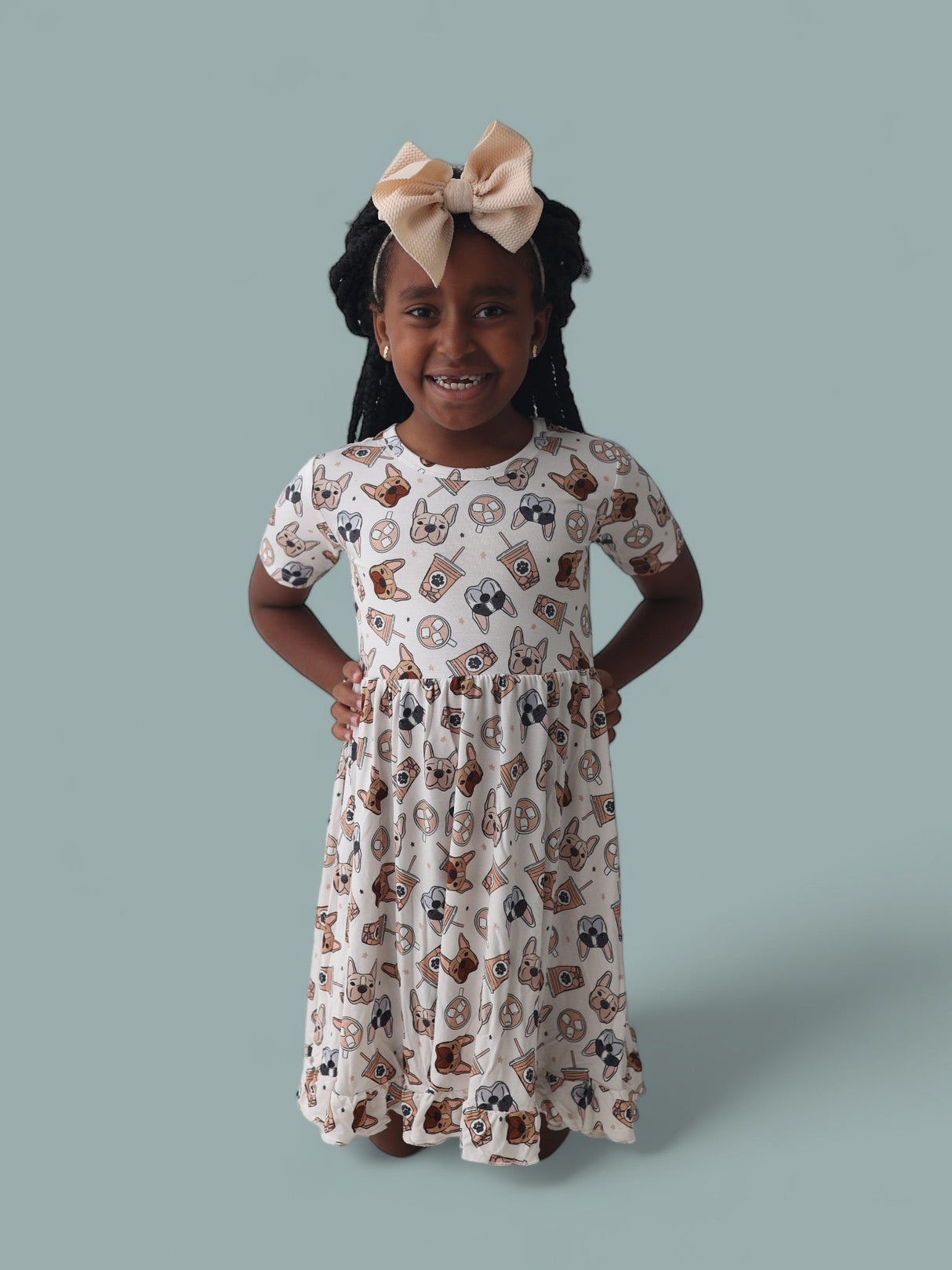 EXCLUSIVE PUP CUPS DREAM RUFFLE DRESS from DREAM BIG LITTLE CO