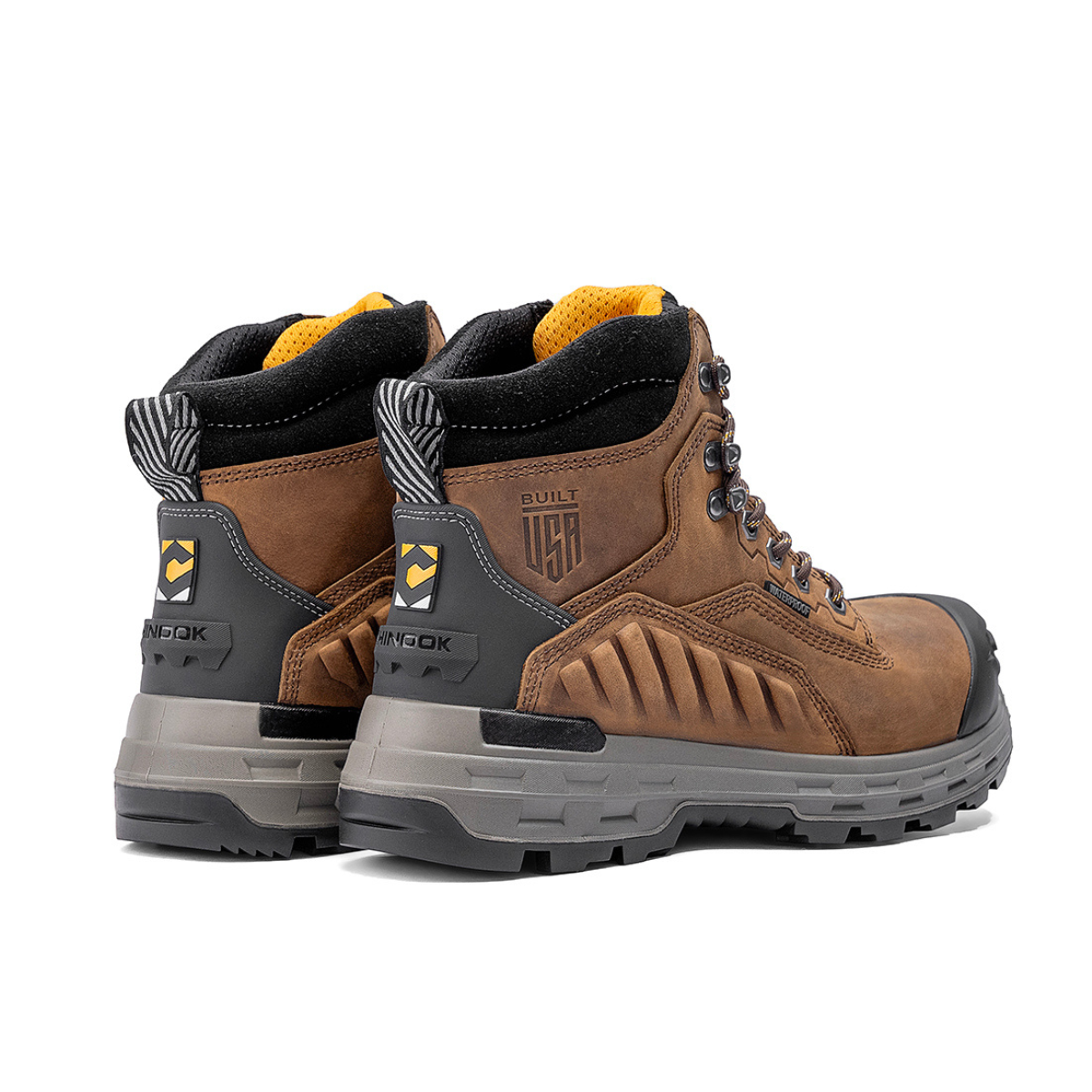 Wildwood 6” Waterproof Composite Toe Brown Boot - Made in USA from Chinook® Footwear