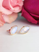Mila Leaf Earrings - Rose Gold from Ash & Rose