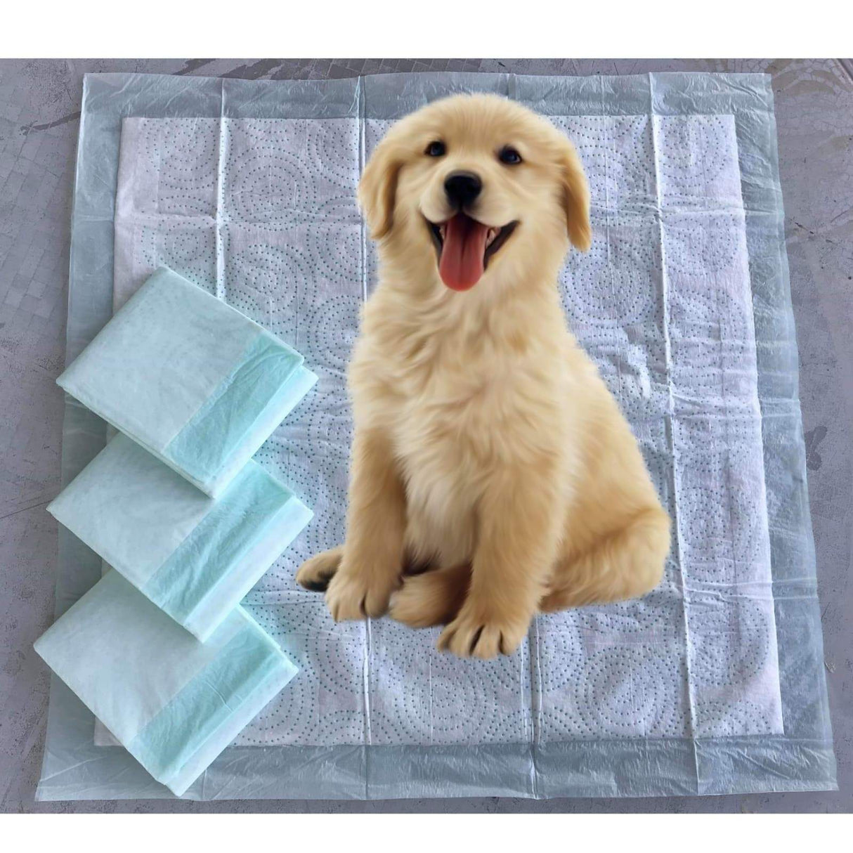 Mr. Peanut’s Premium Absorbent Gel Pee Pads 23"X23", 6 Layers of Lightly Scented Protection from Mr. Peanut's Pet Carriers