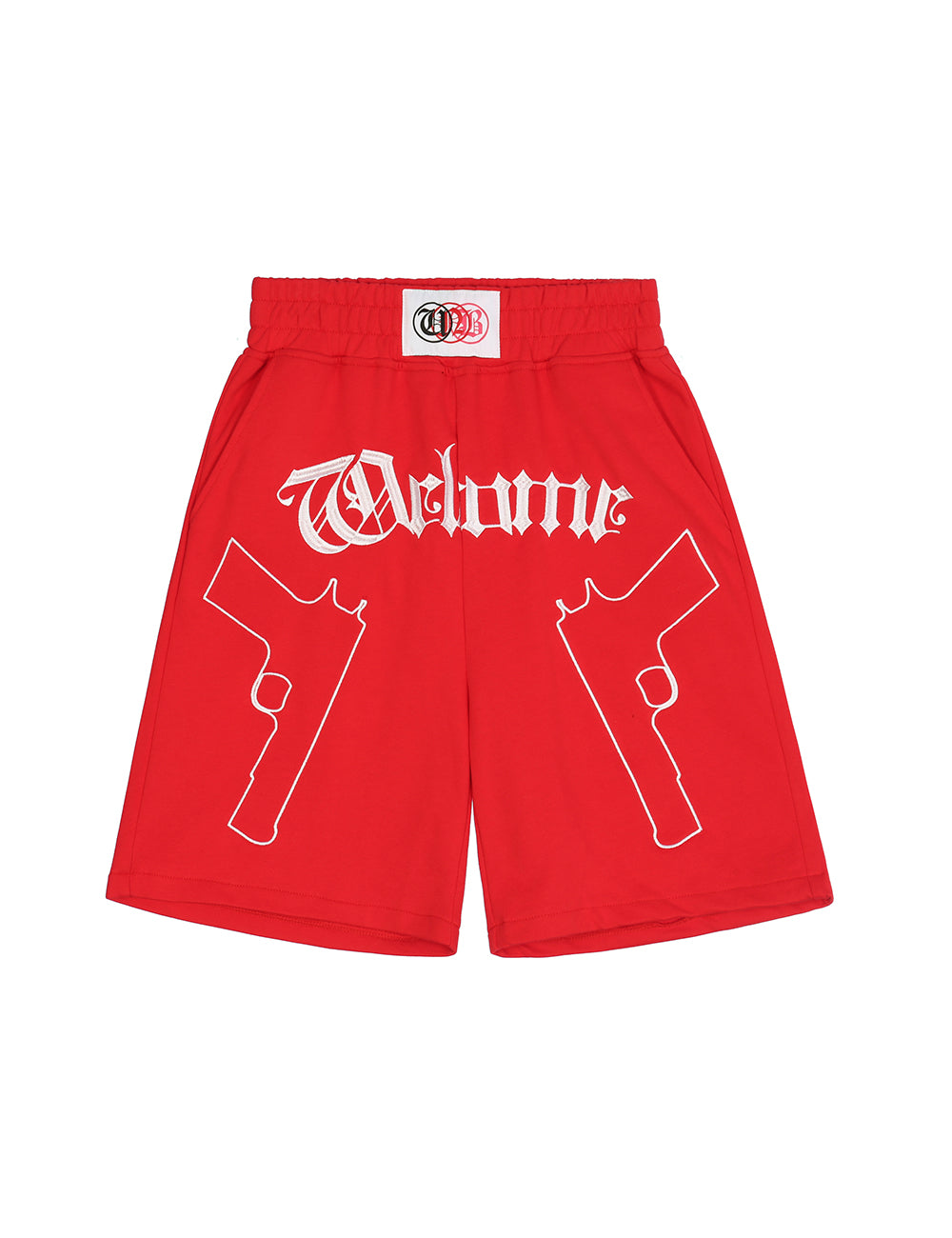 Double Pistols Embroidery Shorts From Niepce Inc