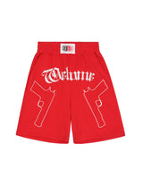 Double Pistols Embroidery Shorts From Niepce Inc