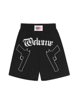 Double Pistols Embroidery Shorts From Niepce Inc