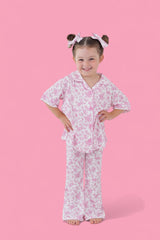ROSEWOOD TOILE DREAM GIRL'S FLARE SET from DREAM BIG LITTLE CO