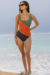 Oakleigh Padded Square Neck One Piece Swimsuit from Threaded Pear