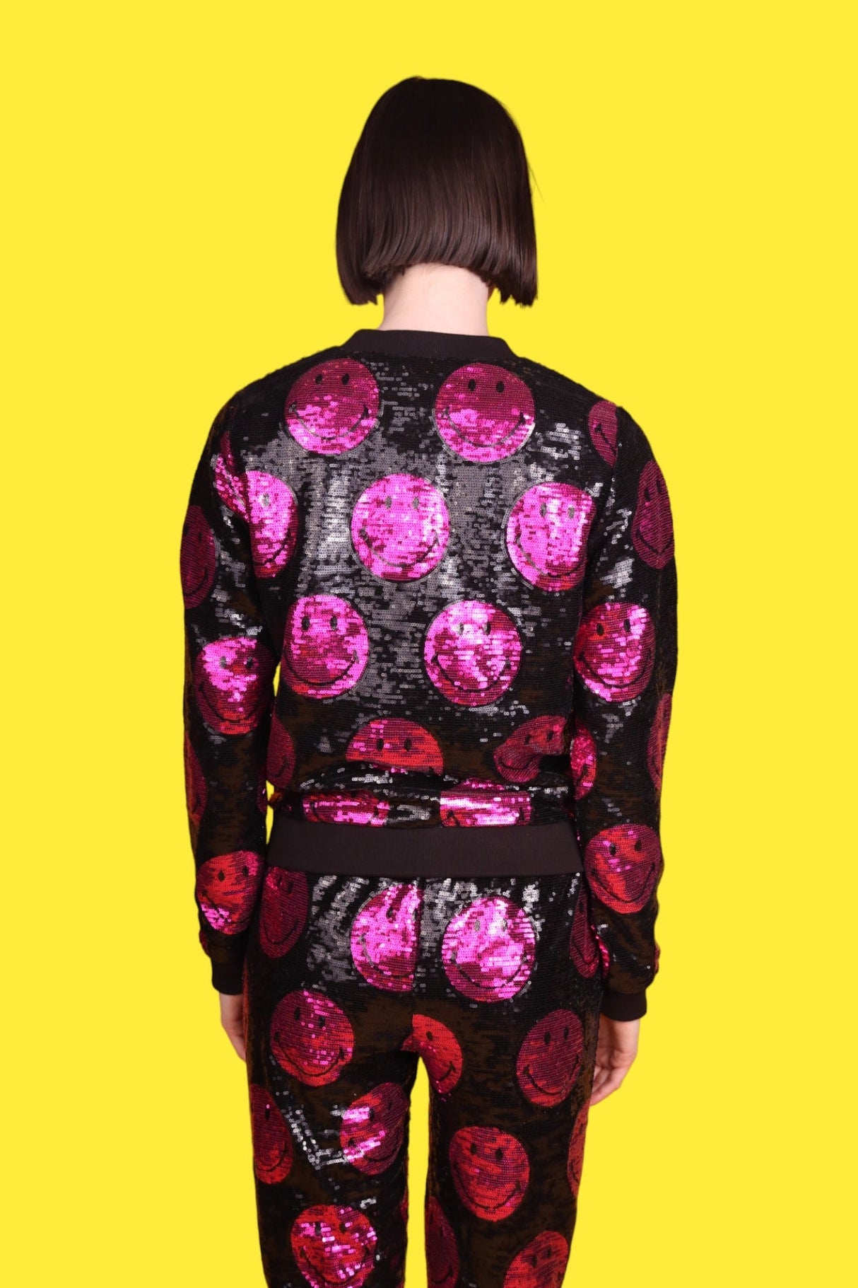 Any Old Iron x Smiley Pink Bomber Jacket from Any Old Iron