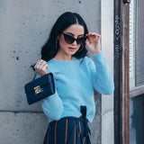 Womens Fashion Hot Tip Pointed Vintage Cat Eye Sunglasses 8371 from zeroUV