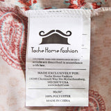 Tache Bohemian Desert Medallion Boteh Paisley Orange Blue Taupe Reversible Duvet Cover (TJ3502) from Tache Home Fashion