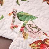 DaDa Bedding Romantic Roses Pink White Lovely Floral Quilted Dining Table Runner (879) from DaDalogy Bedding Collection