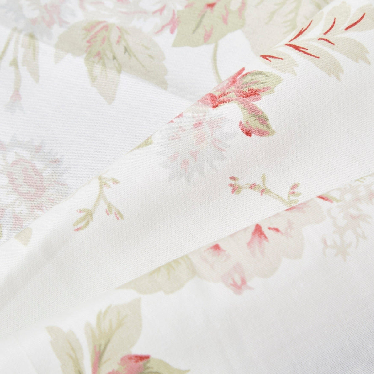 DaDa Bedding Set of 4-Pieces Hint of Mint Floral Cotton Dining Table Napkins 18" x 18" (3036) from DaDalogy Bedding Collection