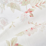 DaDa Bedding Set of 4-Pieces Hint of Mint Floral Cotton Dining Table Napkins 18" x 18" (3036) from DaDalogy Bedding Collection