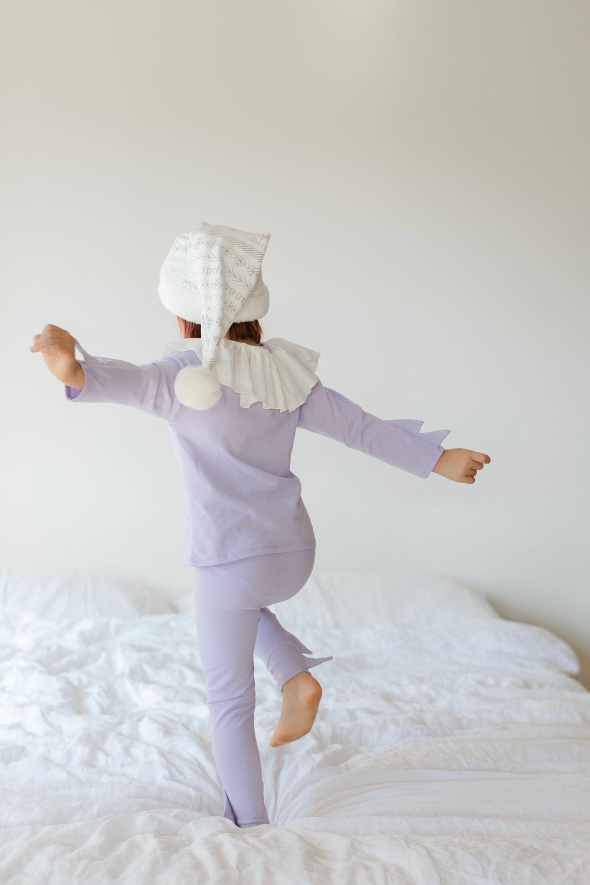 Pastel Purple Holiday Elf Pajama Costume from Band of the Wild