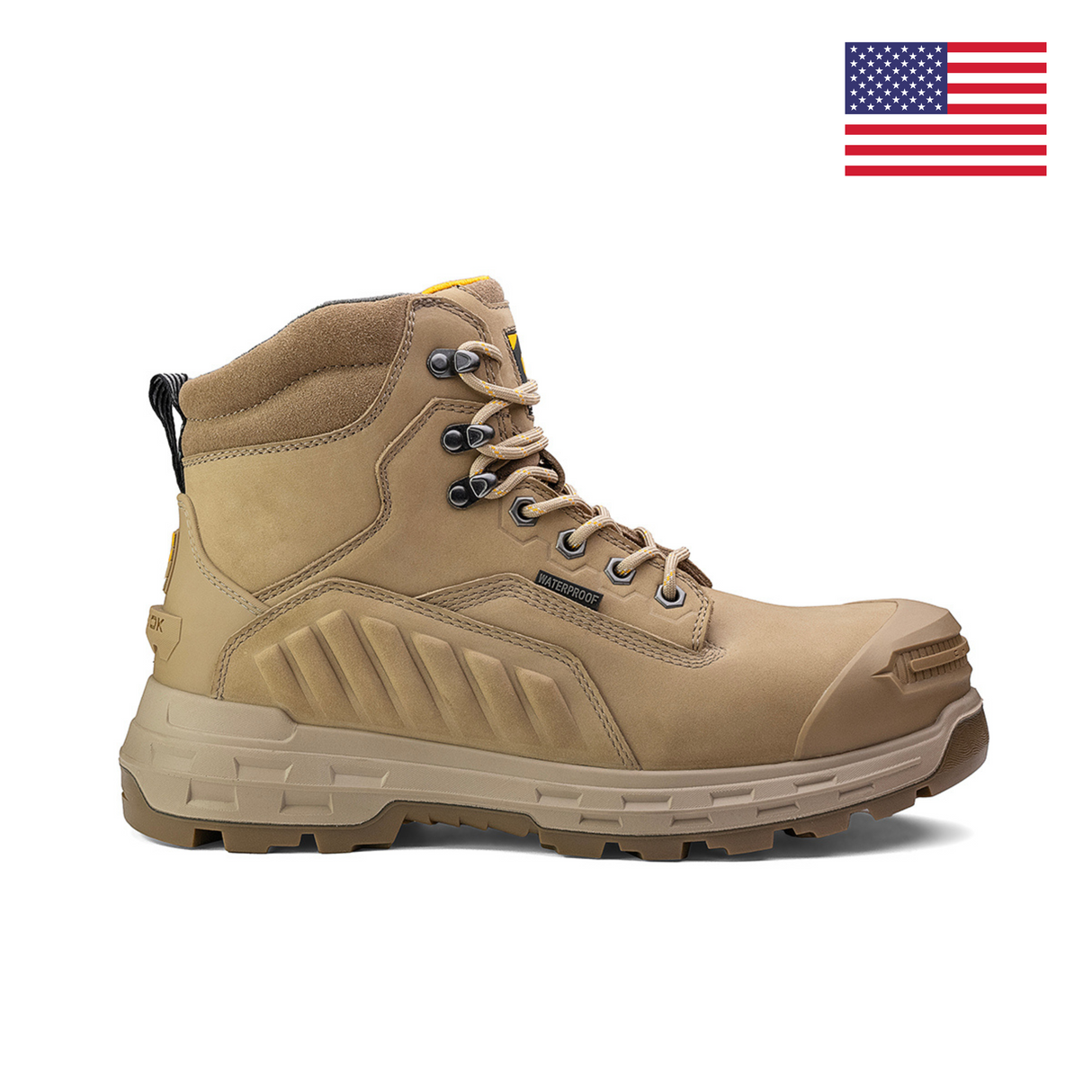 Wildwood 6” Waterproof Composite Toe Boot - Stone - Made in USA from Chinook® Footwear