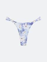 KIAWAH BIKINI BOTTOM - TIE DYE FLORAL From ELYSIIAN